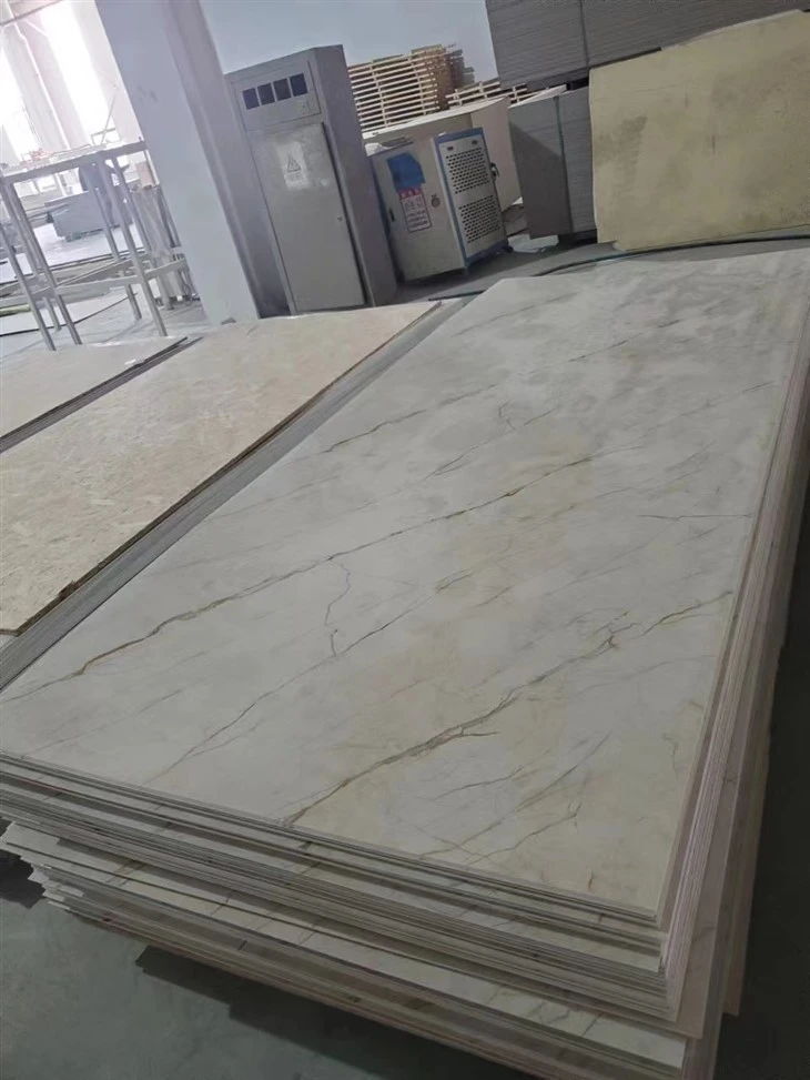 PVC Sheet Marble Surface UV Coating Decorative Wall Board